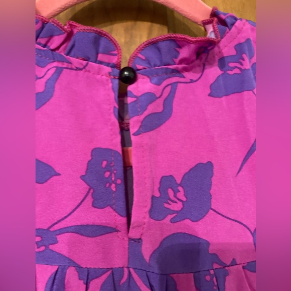 SHEIN Women’s Vacay Dress in Pink and Purple Floral print Medium - Picture 4 of 7